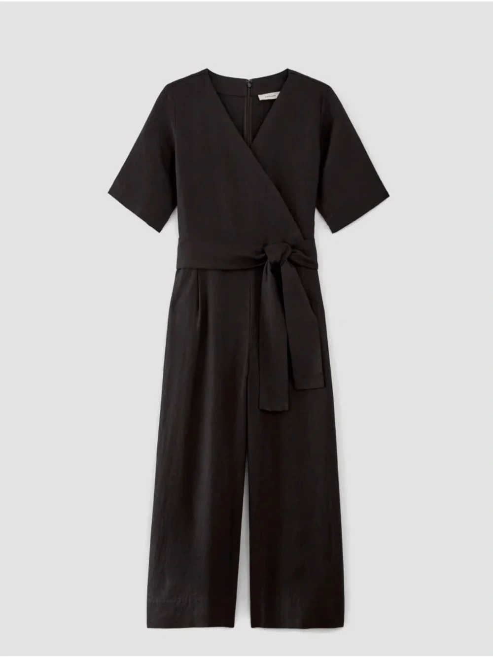 Everlane Wrap Jumpsuit in Linen